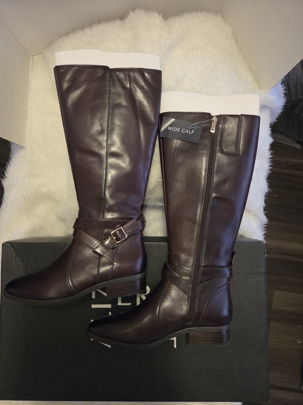 Naturalizer Brown Tall Heeled Boots NWT